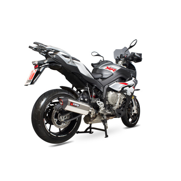 Scorpion Exhaust BMW S1000 XR 2015 - 2019 Serket Parallel Slip-on Brushed Stainless Steel Sleeve